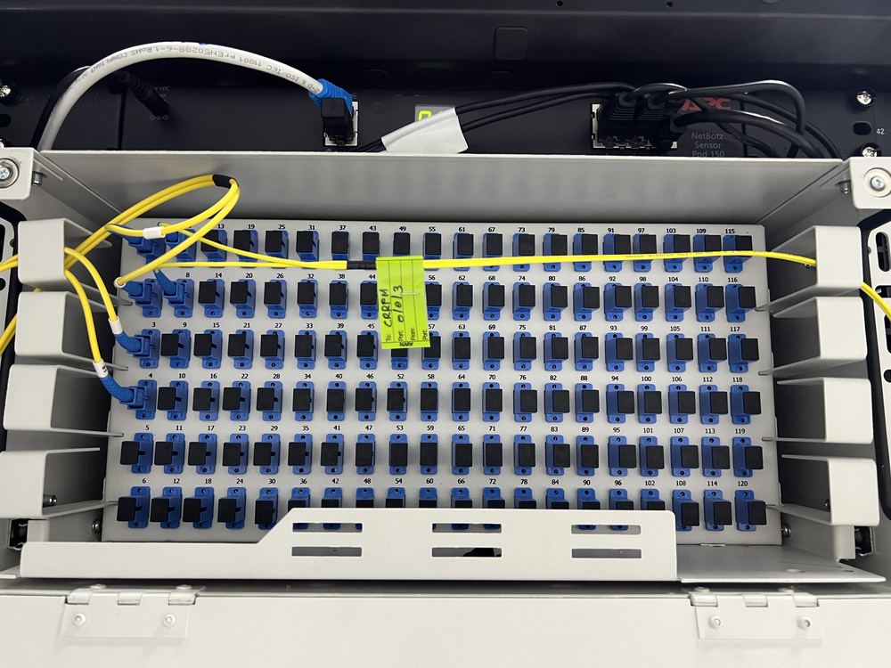 ตู้ ODF เข้าหัว Fiber Optic 120 พอร์ต